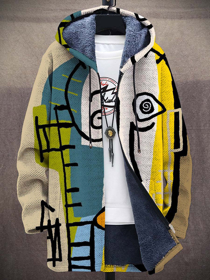 Bindi | Art-Inspired Zip Cardigan