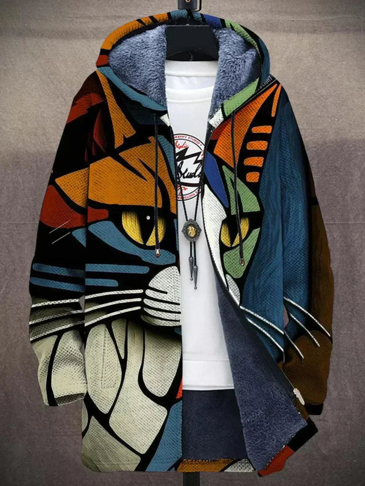 Bronte | Art-Inspired Zip Cardigan