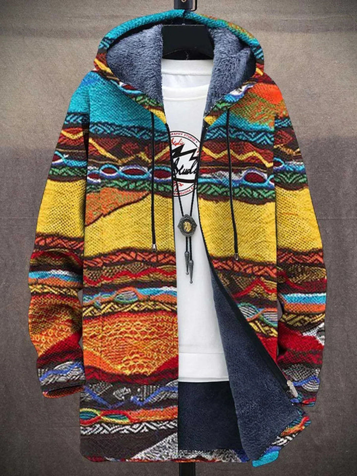 Bronte | Art-Inspired Zip Cardigan