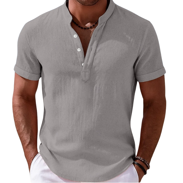 Logan | Linen Popover Shirt