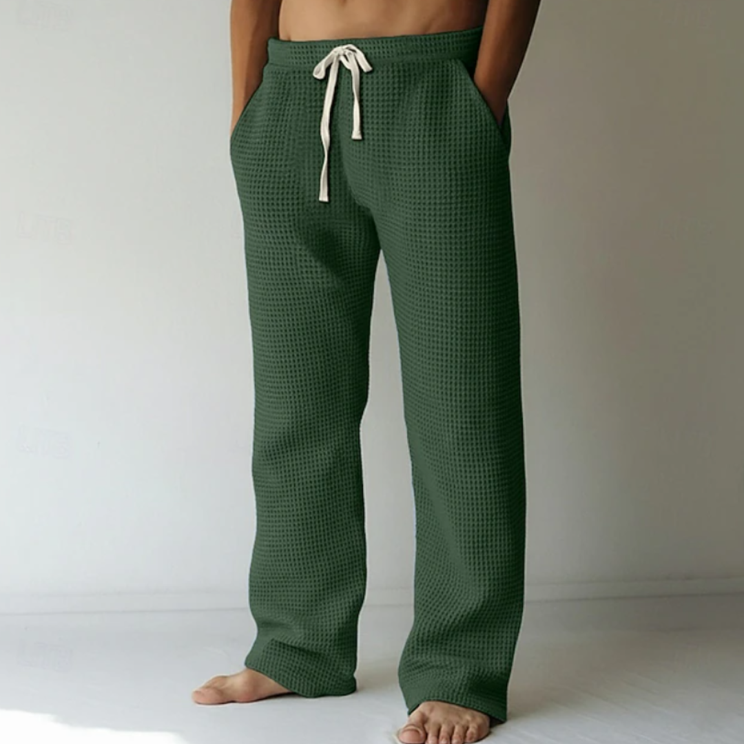 Manny | Relaxed Waffle Sweatpants