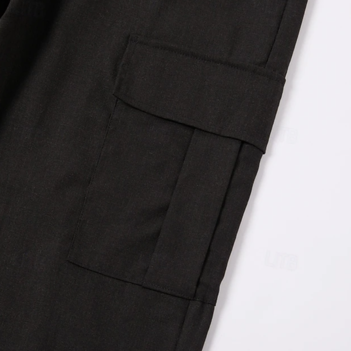 Tim | Relaxed Multi-Pocket Linen Trousers