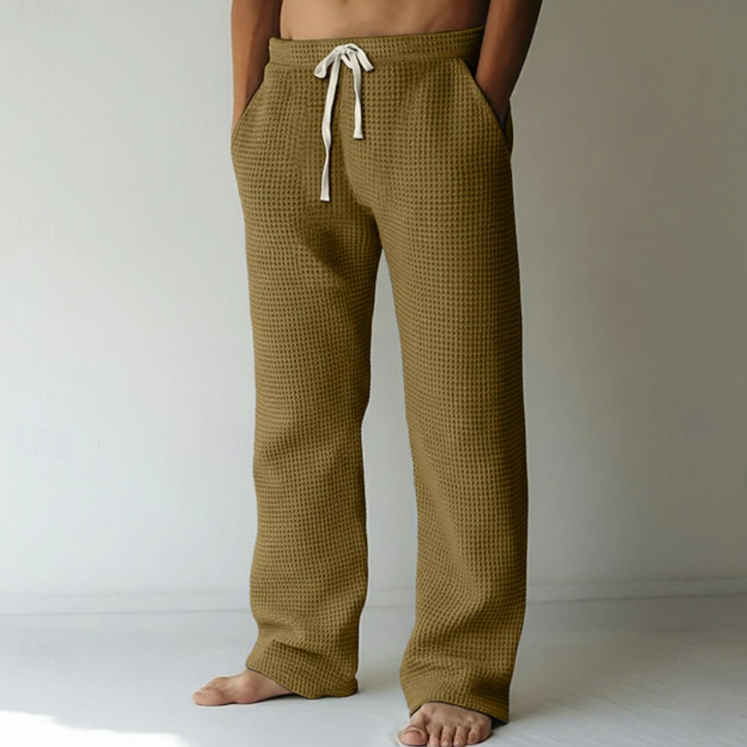 Manny | Relaxed Waffle Sweatpants