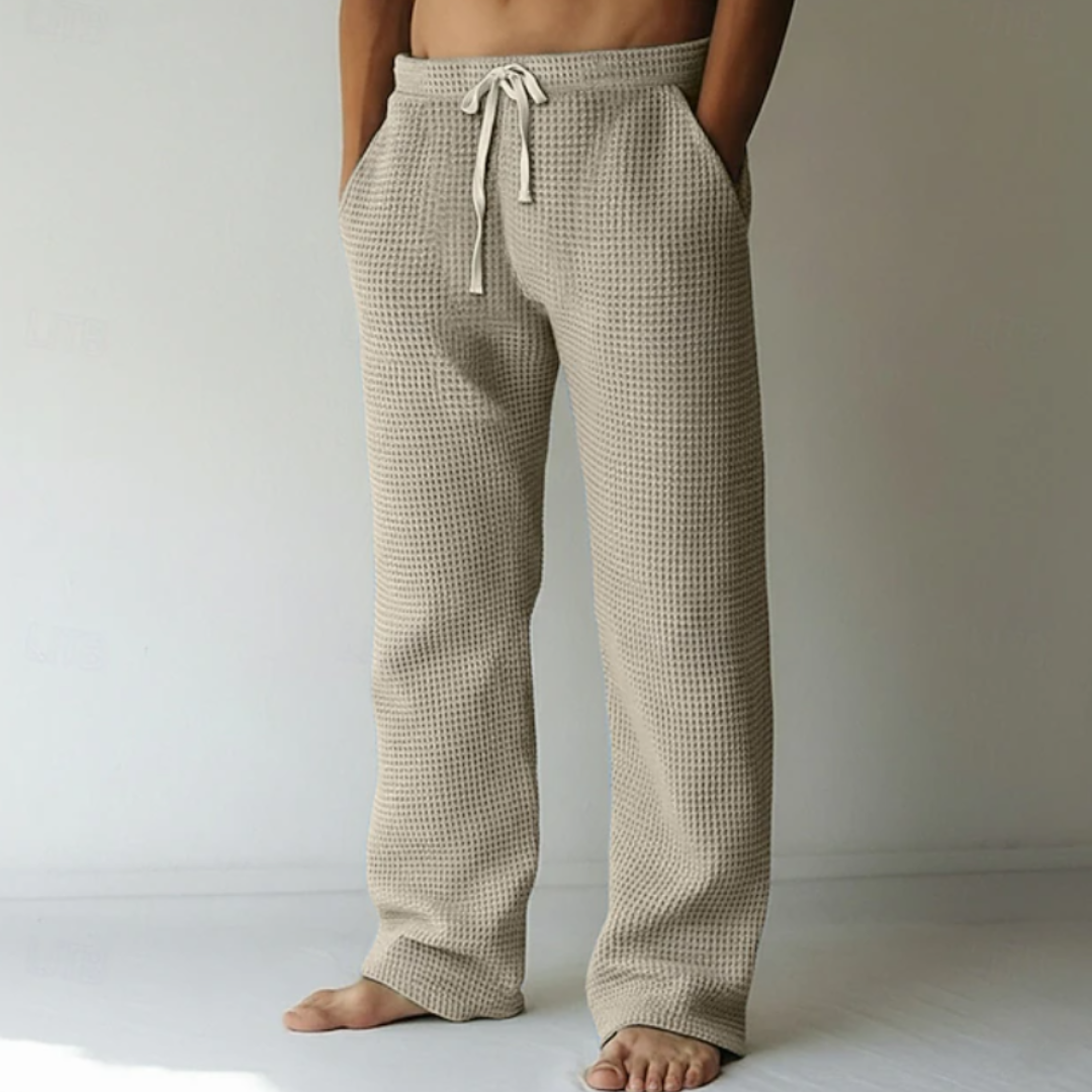 Manny | Relaxed Waffle Sweatpants