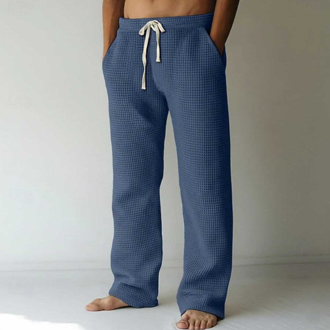 Manny | Relaxed Waffle Sweatpants