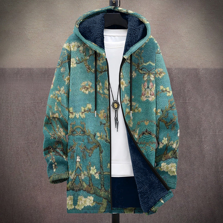 Celine | Art-Inspired Zip Cardigan