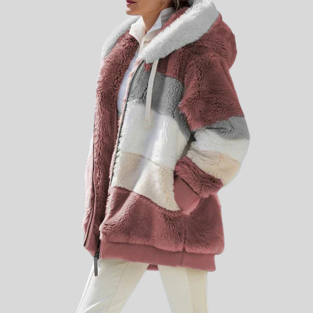 Alexa | Winter Jacket with Hood and Zipper