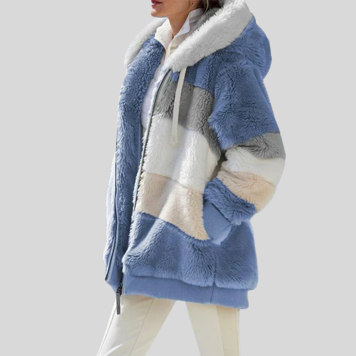 Alexa | Winter Jacket with Hood and Zipper