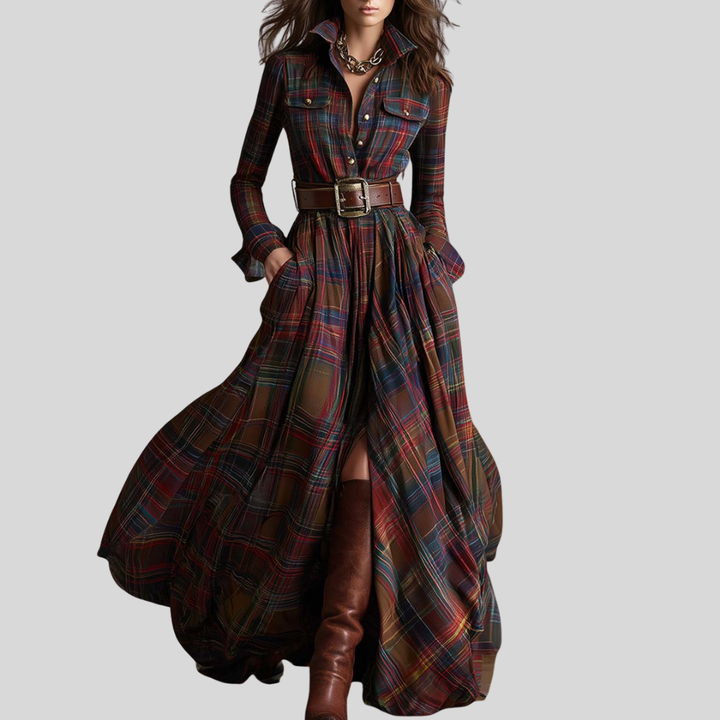 Evelyn | Classic Elegant Shirt Dress