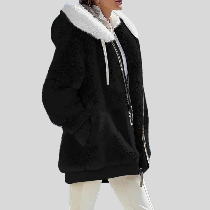 Alexa | Winter Jacket with Hood and Zipper