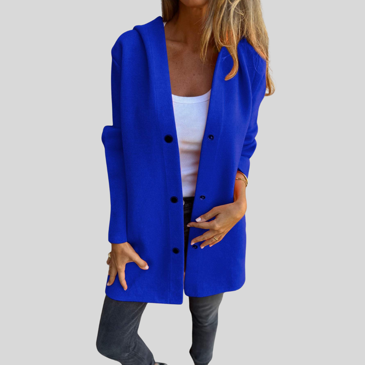 Jacqueline | Casual Hoodie Jacket with Buttons