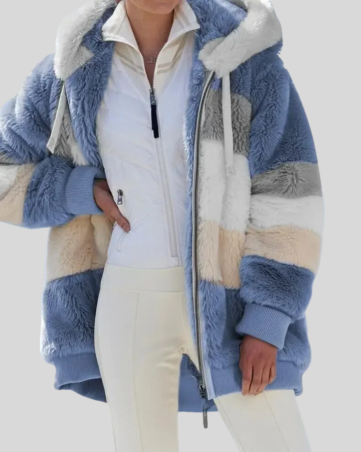 Alexa | Winter Jacket with Hood and Zipper