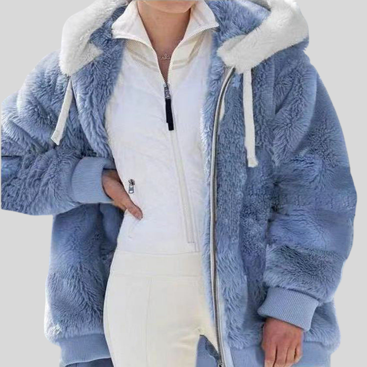 Alexa | Winter Jacket with Hood and Zipper