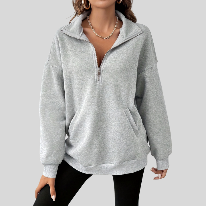 Keira | Cozy Zip-Collar Pullover