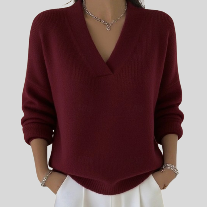 Taleena | V-Neck Pullover