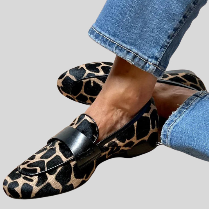 Daphne™ | Animal Print Loafers