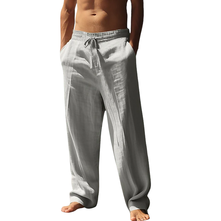 Caleb | Linen Baggy Trousers