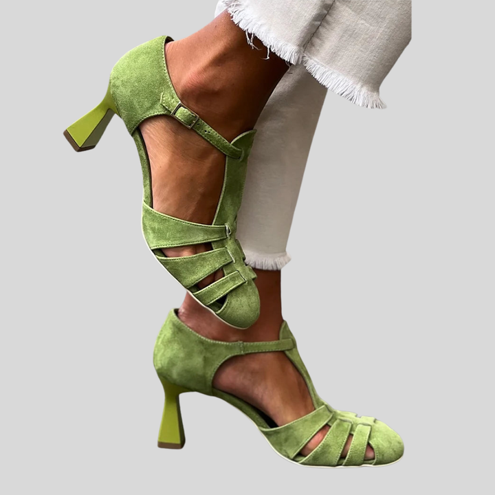 Isabel™ | Vintage Strap Heels