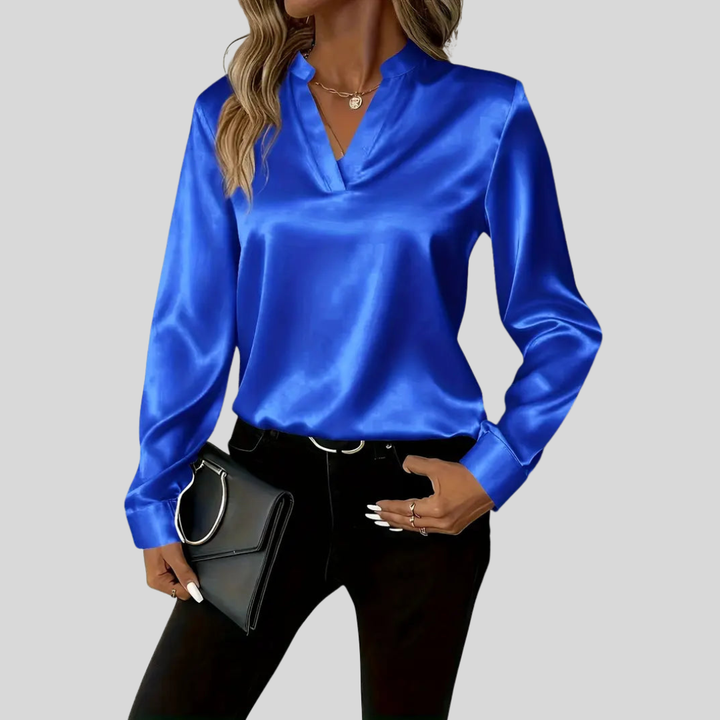 Telma | Elegant V-Neck Blouse