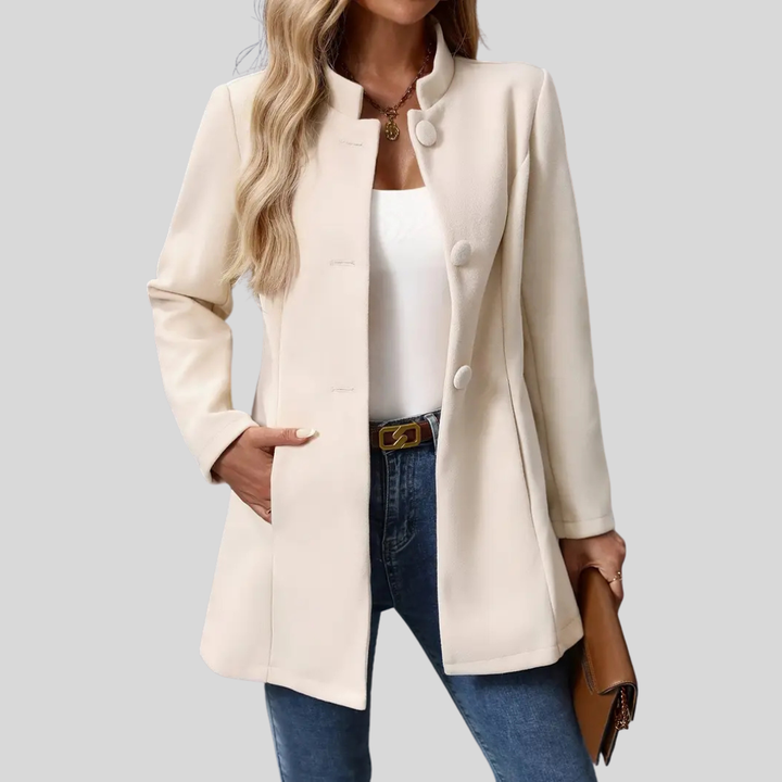 Maria | Refined Open-Front Tailored Coat