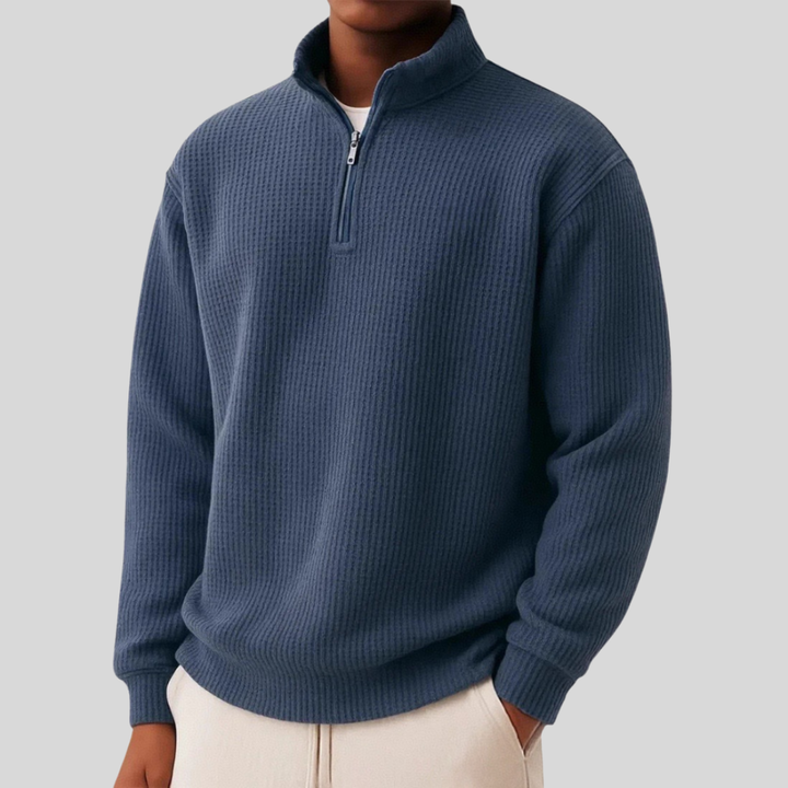 Varrek | Refined Half-Zip Sweater