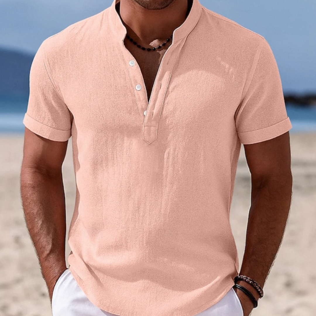 Logan | Linen Popover Shirt
