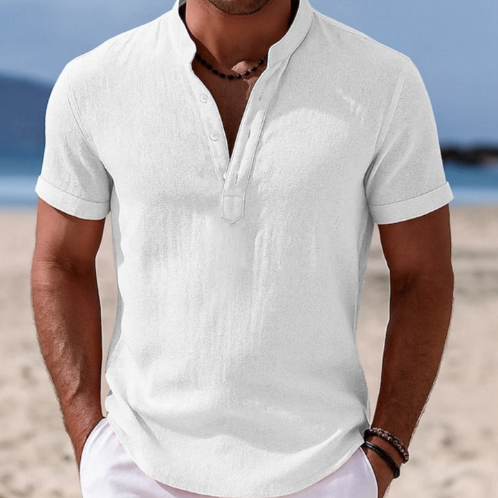 Logan | Linen Popover Shirt