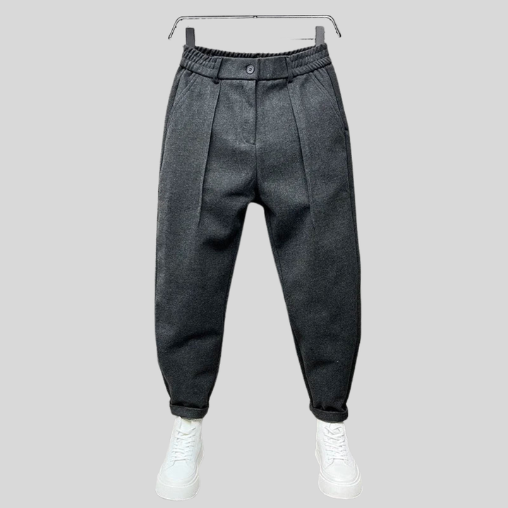 Marcello | Elegant Mélange Trousers