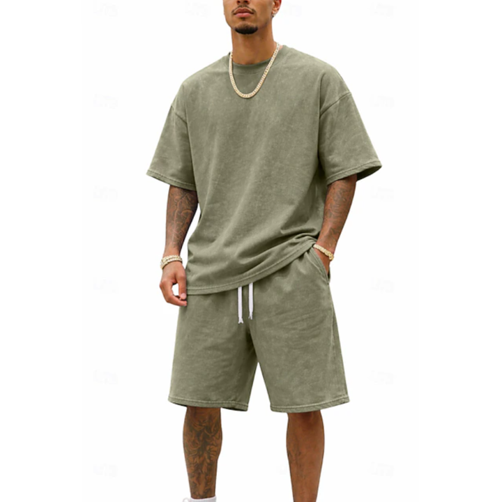 Ryan | Tracksuit Shorts & T-Shirt Set