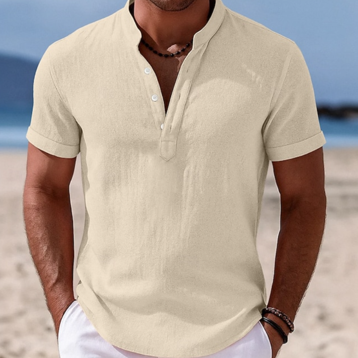 Logan | Linen Popover Shirt