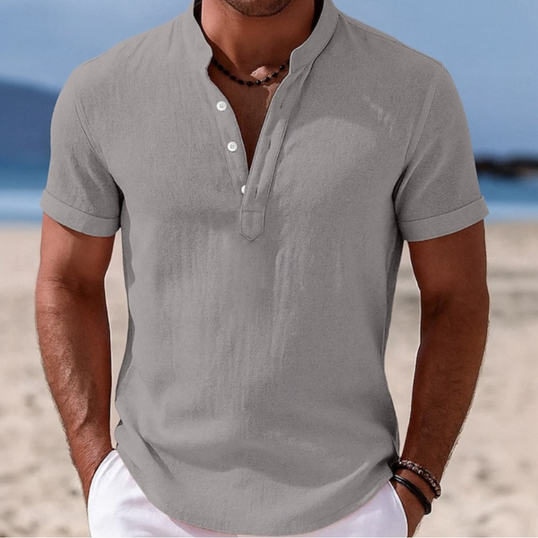 Logan | Linen Popover Shirt