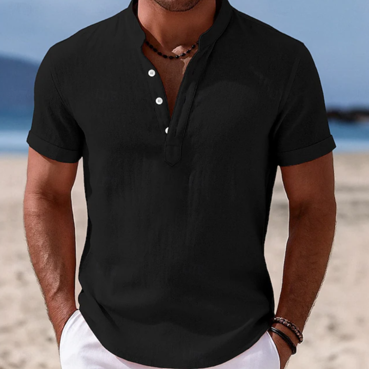 Logan | Linen Popover Shirt
