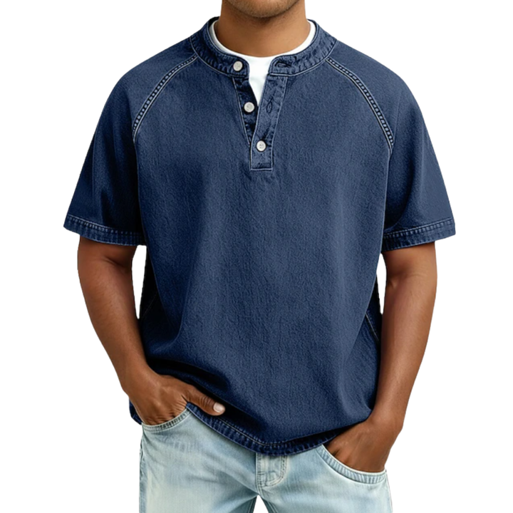 Maximus | Cotton Acid Henley Shirt