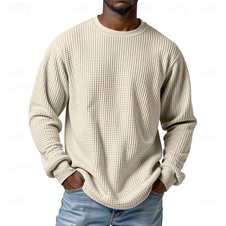 Samuel | Waffle Long Sleeve Tee