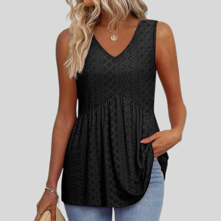 Elenor | Flowy Sleeveless Tank Top