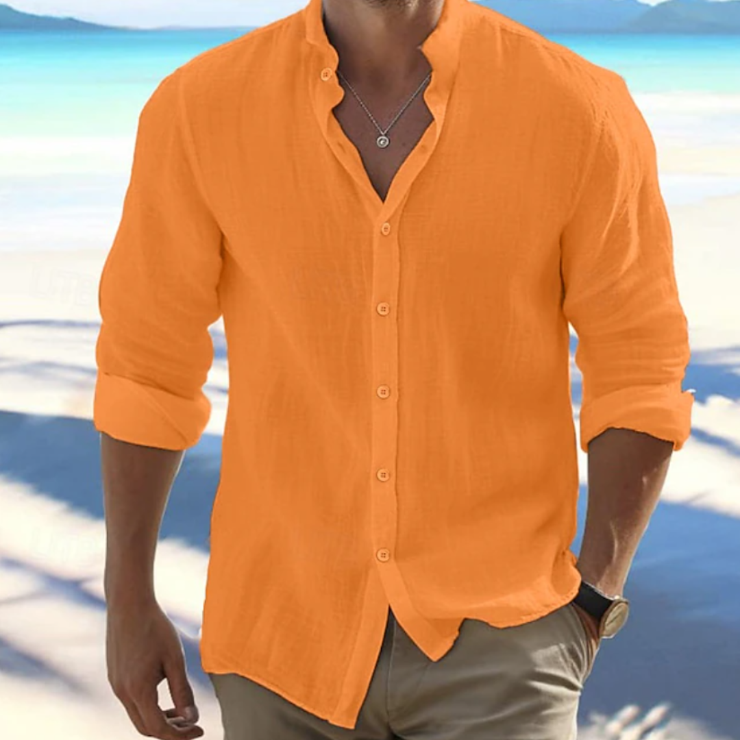 Cole | Beachwear Button-Up Shirt