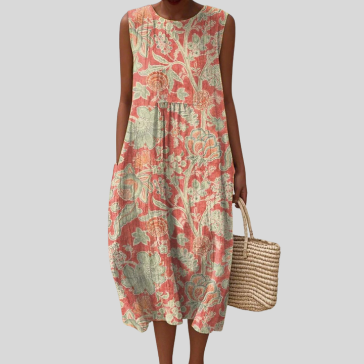 Beth | Floral Midi Dress