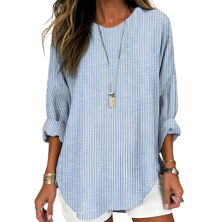 Rhea | Timeless Striped Blouse