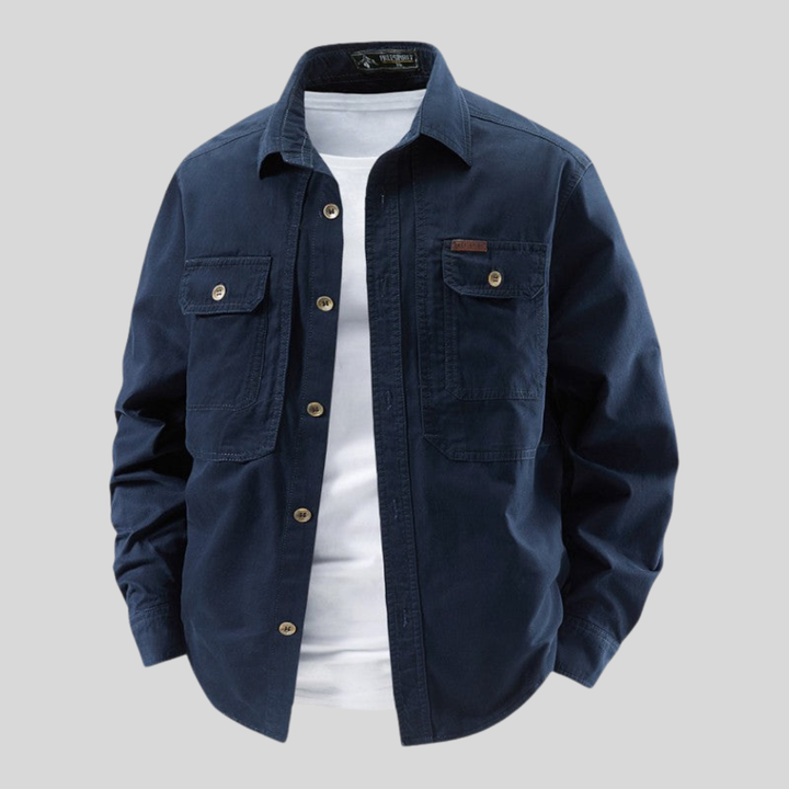 Ainar | Breathable Long Sleeve Button-Up Shirt