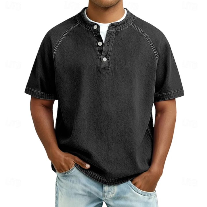 Maximus | Cotton Acid Henley Shirt