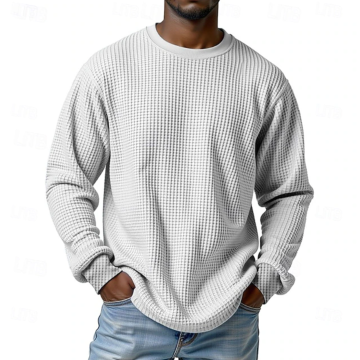 Samuel | Waffle Long Sleeve Tee