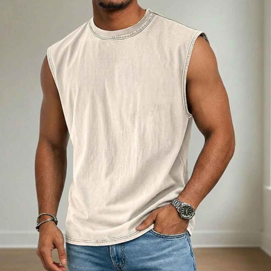 Bert | Vintage Wash Sleeveless Tank