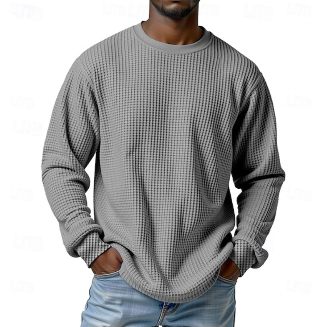 Samuel | Waffle Long Sleeve Tee