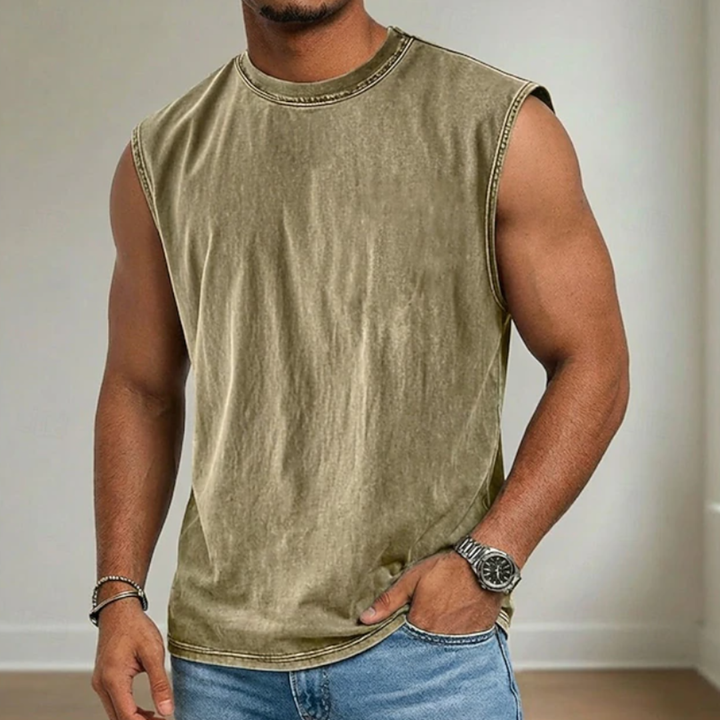 Bert | Vintage Wash Sleeveless Tank