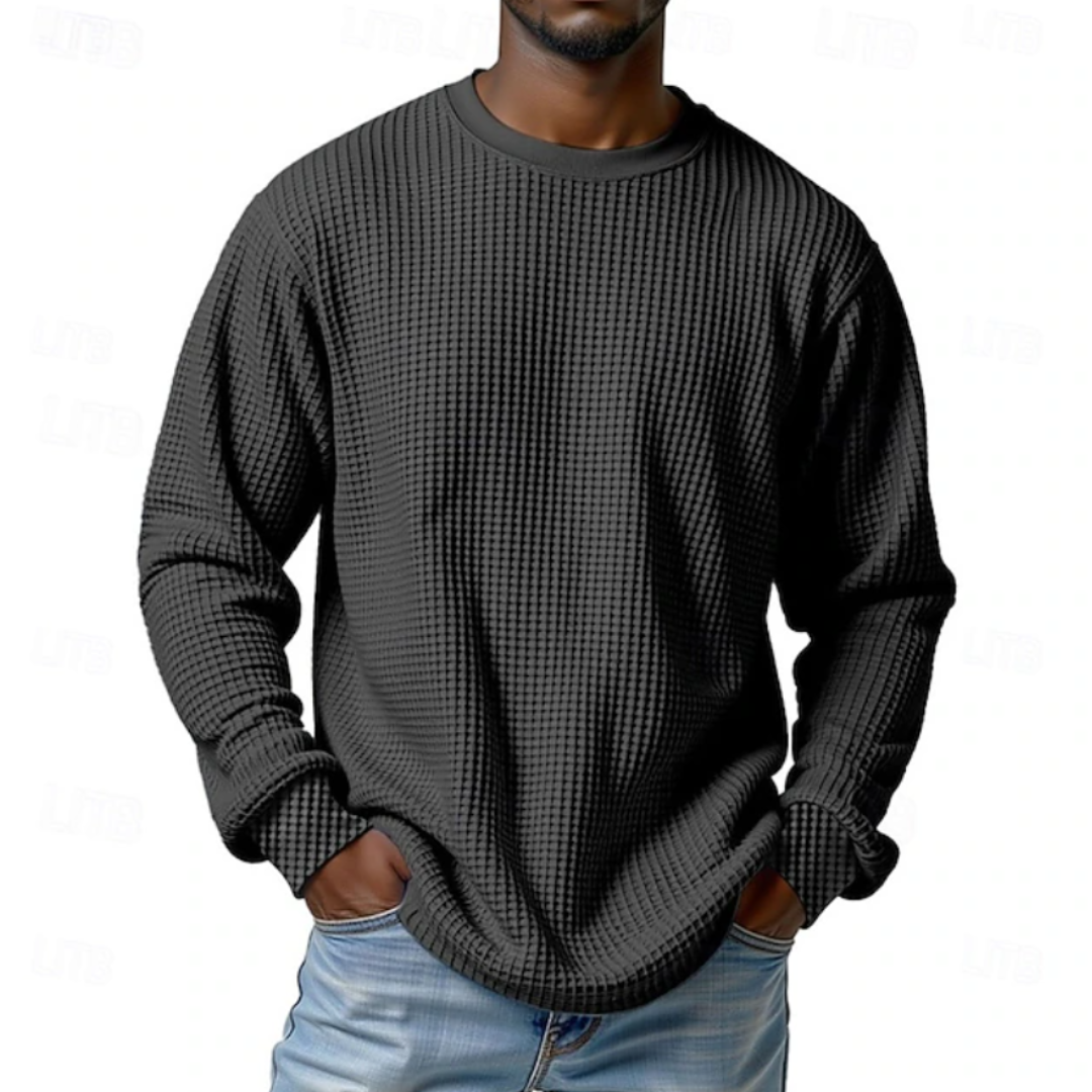 Samuel | Waffle Long Sleeve Tee