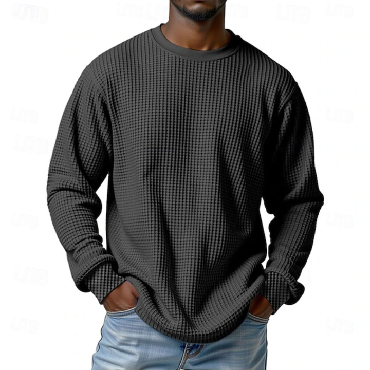 Samuel | Waffle Long Sleeve Tee