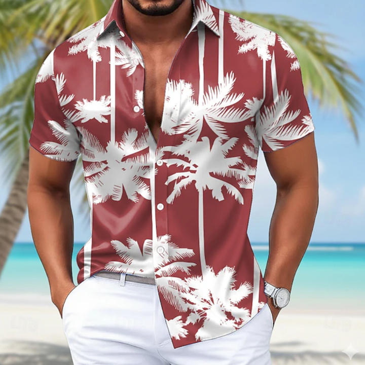 Pat | Tropical Palm Aloha Shirt