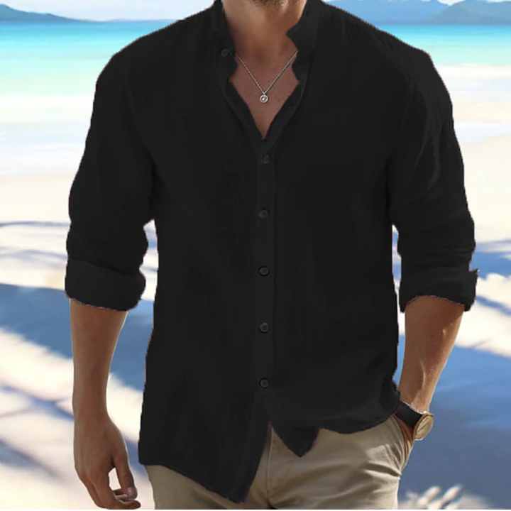 Cole | Beachwear Button-Up Shirt