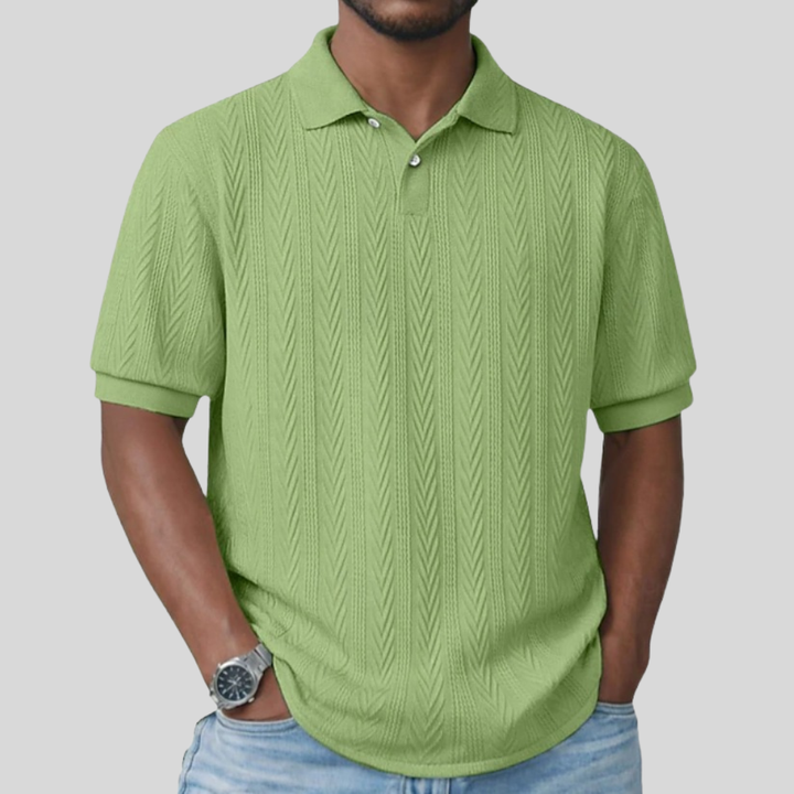 Jackson | Knitted Golf Polo
