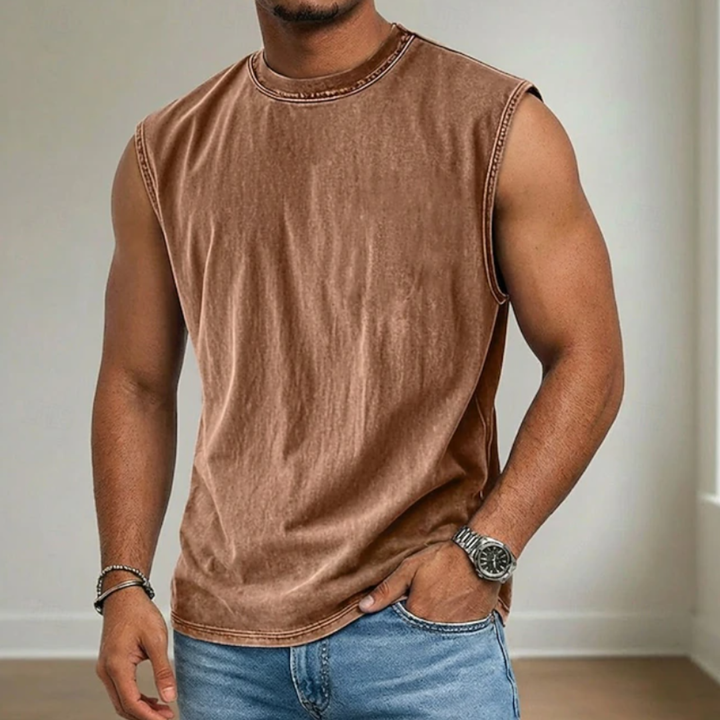 Bert | Vintage Wash Sleeveless Tank